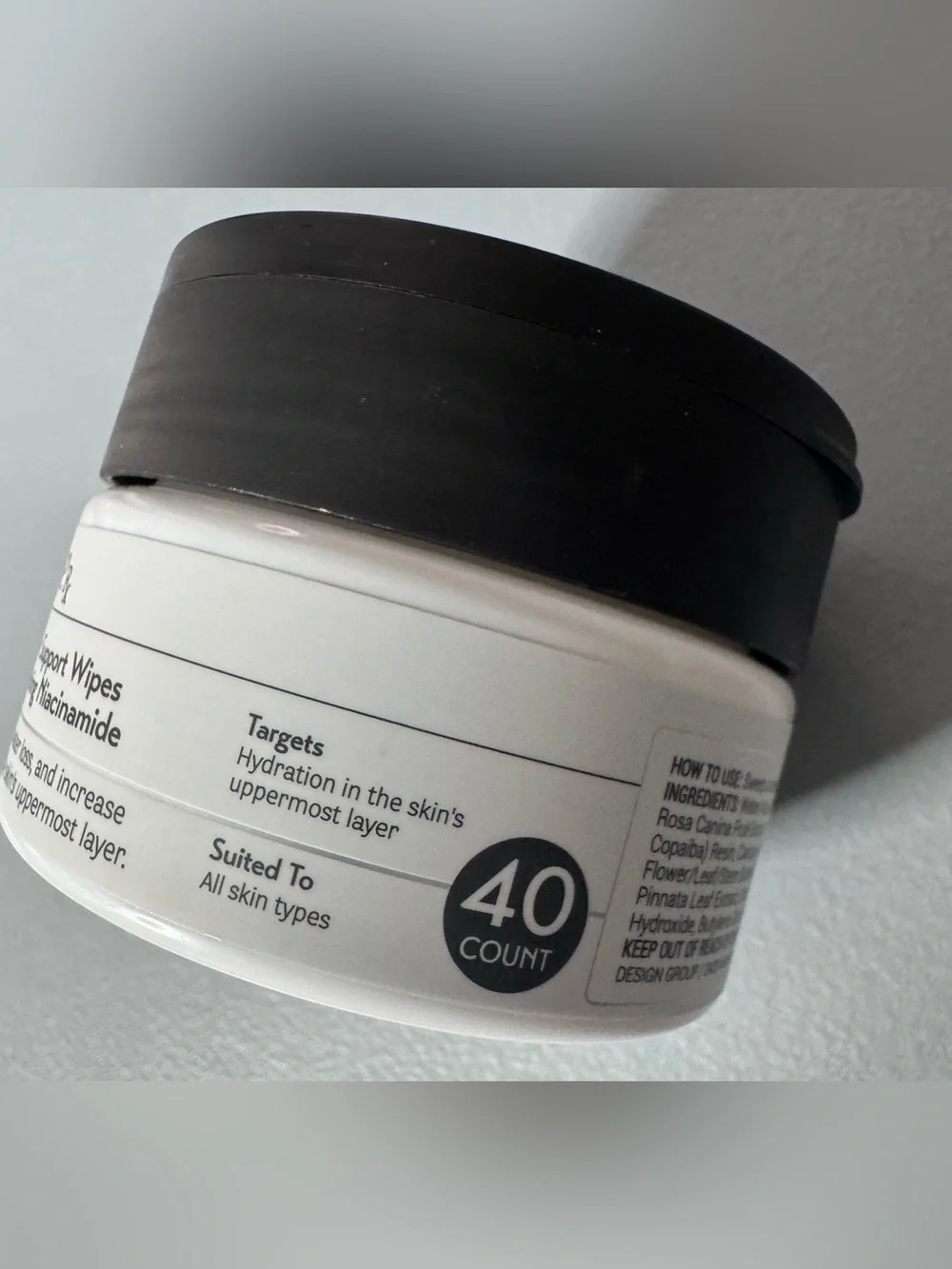 Revive Skin Barrier Support Wipes with Niacinamide 40ct wipes all skin types